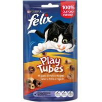 Play tubes de pollastre per a gat FELIX, bossa 50 g