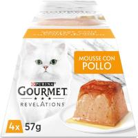 Aliment de pollastre per a gat GOURMET Revelations, pack 4x57 g