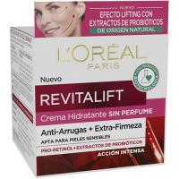 Crema de día sin fragancia L`OREAL Revitalift, tarro 50 ml