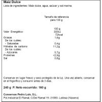 Blat de moro dolç selecció PEDRO LUIS, flascó 150 g