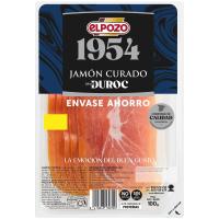 Jamón curado loncheado ELPOZO, bandeja 105 g