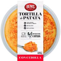 Tortilla de patatas con cebolla BENIS, 1 ud, 650 g