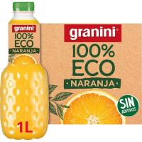 Zumo de naranja ecológico GRANINI, botella 1 litro