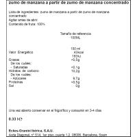 Suc de poma GRANINI, botellín 33 cl