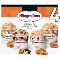 Mini cups de caramelo Collection HAAGEN DAZS, 4 uds, caja 321 g