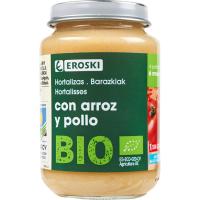 Potet de pollastre amb arròs EROSKI BIO, pot 200 g