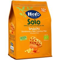 Snack ecològic de pastanaga i blat de moro HERO, bossa 40 g