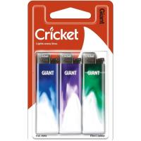 Encendedor fussion CRICKET, pack 3 uds