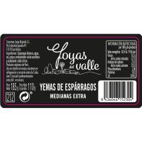 Gemmes d`espàrrec blanc extra mitjanes JOYAS DEL VALLE , 110 g