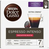 Café intenso descafeinado DOLCE GUSTO, caja 30 uds