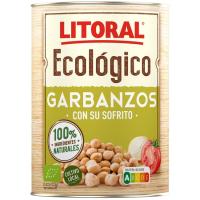 Cigró ecològic LITORAL, llauna 425 g