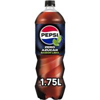 Refresco de cola sin azúcar-lima PEPSI MAX, botella 1,75 litros
