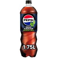 Refresco de cola sin azúcar-lima PEPSI MAX, botella 1,75 litros