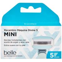 Recambios máquina depilación mini 5h divine 5 BELLE, pack 2 u