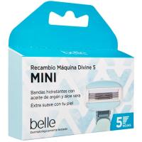 Recambios máquina depilación mini 5h divine 5 BELLE, pack 2 u