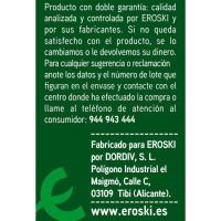 Estropajo verde con esponja vegetal EROSKI, pack 2 uds