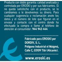 Estropajo para baño con esponja EROSKI, pack 2 uds