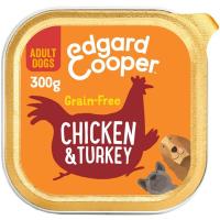Aliment de pollastre i pit d'indiot per a gos EDGARD&COOPER, llauna 300 g
