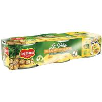 Pinya en rodanxes DEL MONTE, pack 3x145g