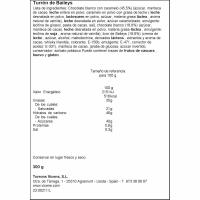 Turrón de baileys especial alargado VICENS, tableta 300 g