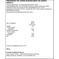 Burger de cerdo ibérico ELPOZO, bandeja 360 g Burger de cerdo ibérico ELPOZO, bandeja 360 g