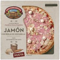 Pizza de pernil, mozzarela lenta fermentació TARRADELLAS, 400 g