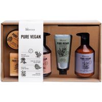 Set cesta de madera 5 piezas IDC PURE VEGAN, pack 1 ud