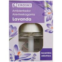 Ambientador elèctric lavanda EROSKI, recanvi 1 u.