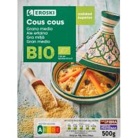 Cous cous bio EROSKI BIO/ECO, caja 500 g