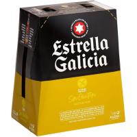Cervesa sense gluten ESTRELLA GALÍCIA, pack botellín 6x25 cl
