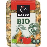 Hélices vegetales bio GALLO, bolsa 450 g