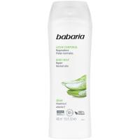 Loción corporal aloe BABARIA, bote 400ml