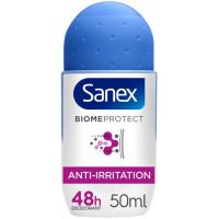 Desodorant anti-irritació SANEX BIOMEPROTECT, roll on 50 ml