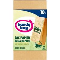 Bosses de paper 100% compostable 10L HANDY BAG, paquet 10 uni