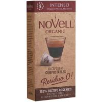 Café orgánico intenso compatible Nespresso NOVELL, caja 10 uds