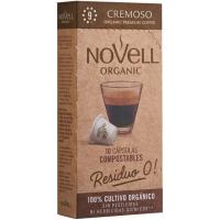 Cafè orgànic cremós compatible Nespresso NOVELL, caixa 10 u