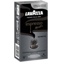 Cafè espresso ristretto LAVAZZA, caixa 10 monodosis