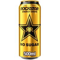 Beguda energètica sense sucre ROCKSTAR, llauna 50 cl