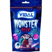 Gominolas monster mix VIDAL, bolsa 180 g