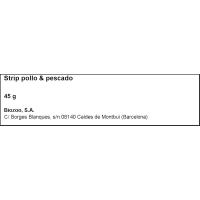 Strip de pollastre i peix per a gat BIOZOO, bossa 45 g