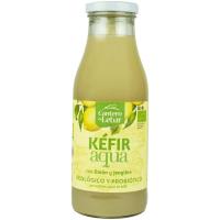 Kéfir de aqua, limón y jengibre eco C. DE LETUR, botella 500 ml