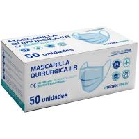 Màscara quirúrgica IIR adult blau TECNOL, caixa 50 u