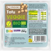 Tofú fresc EROSKI VEGGIE, paquet 250 g