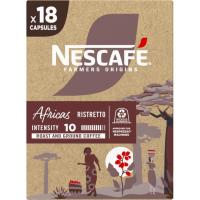 Café África compatible Nespresso NESCAFÉ FARMERS, caja 18 uds