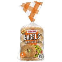 Bagels amb llavors BIMBO, paquet 300 g