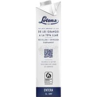 Leche entera UHT LETONA, brik 1 litro