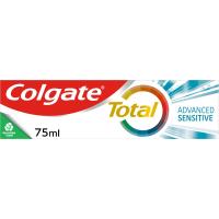 Dentifrico adv sensitive COLGATE TOTAL, tub 75 ml