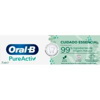 Dentífrico pure active essential ORAL-B NATURALS, tubo 75 ml