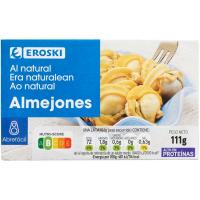 Almejón al natural EROSKI, llauna 63 g