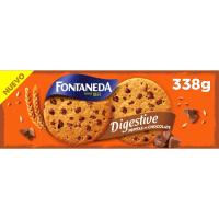 Galleta Digestive con pepitas de chocolate FONTANEDA, caja 338 g